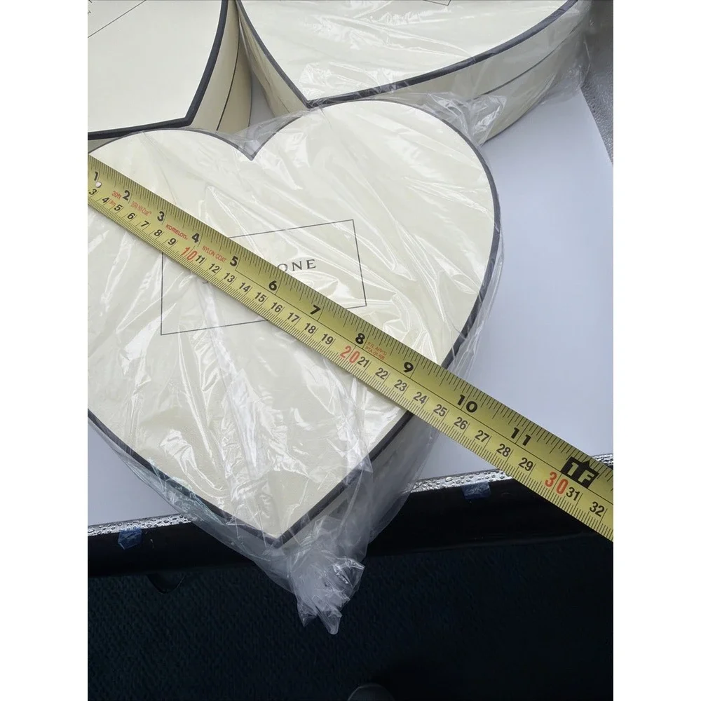Set Of 3 Jo Malone Heart Empty Gift Boxes Valentine Special. Brand New